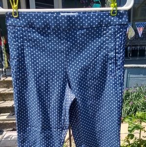 Ladies Elle pull on polka dot capri pants